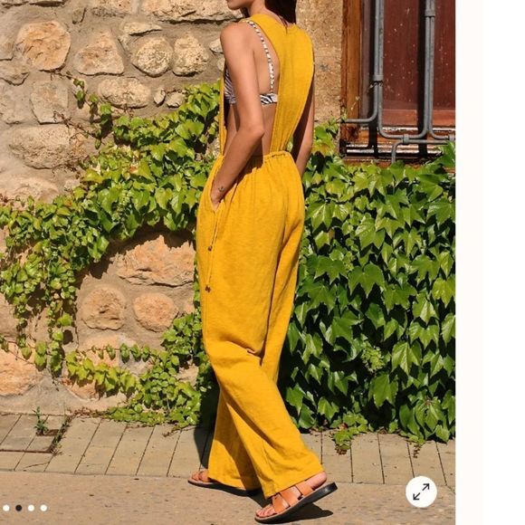 NWT Free People Let's Chill One Piece Jumpsuit - Picture 6 of 9